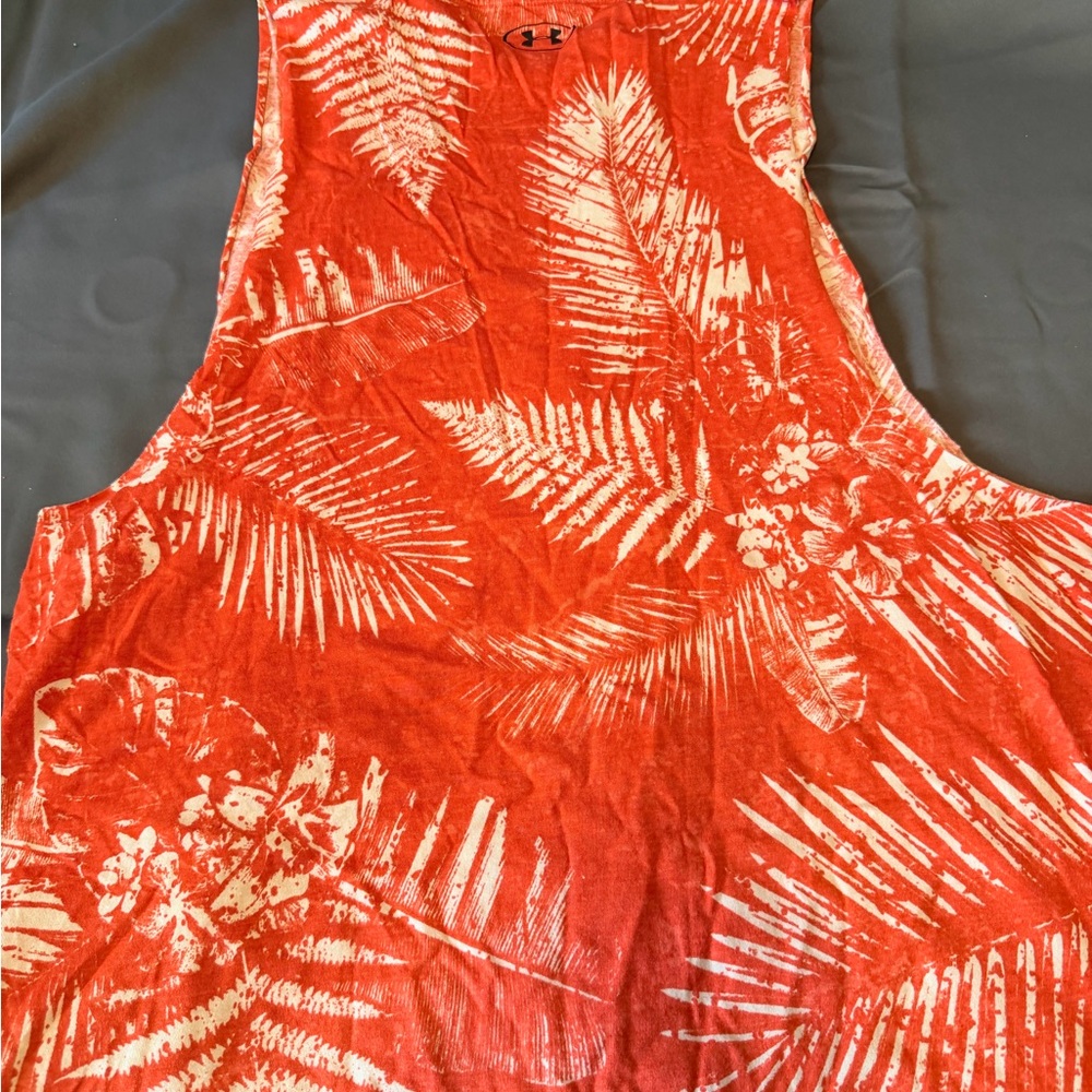 2XL Under Armour Men's Project Rock Aloha Camo Tank Training T-shirt 1351590-608 - Picture 5 of 5